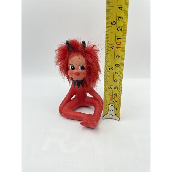 Vintage Enesco Valentines Rita The Red Imp Devil Figurine Original Label - Picture 8 of 8